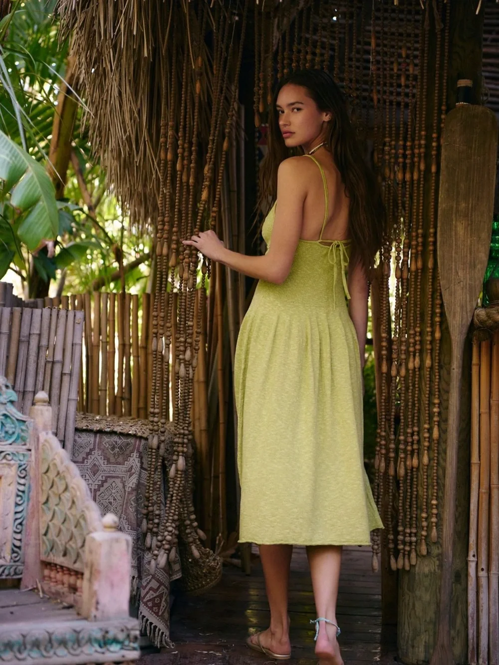 🚩NwTs-$80 FREE PEOPLE Tula Sweater Dress Large A-Line Midi Drop-Waist Gorgeous L